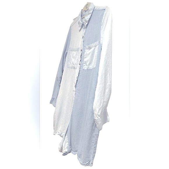 Vintage Havana Light and Dark Denim Romper, Size S - Picture 5 of 9